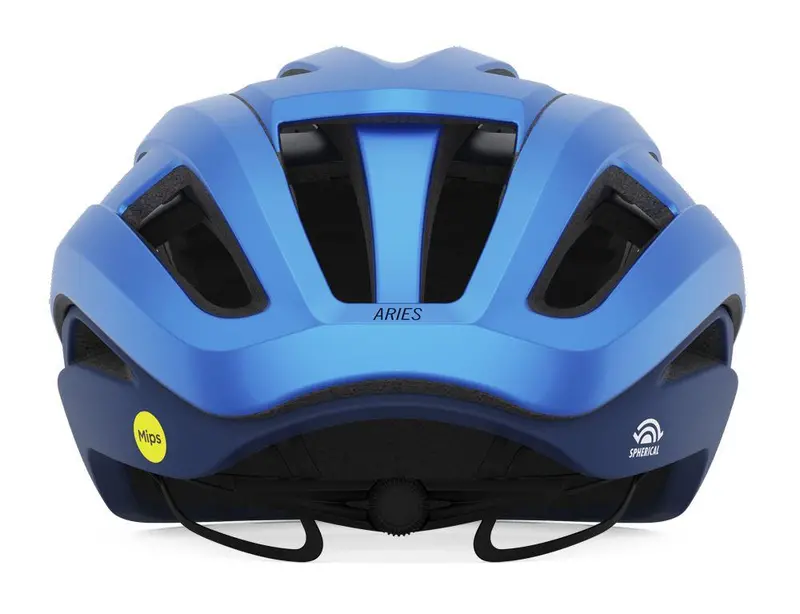 Giro Aries Spherical Road Helmet - Matt Ano Blue 3