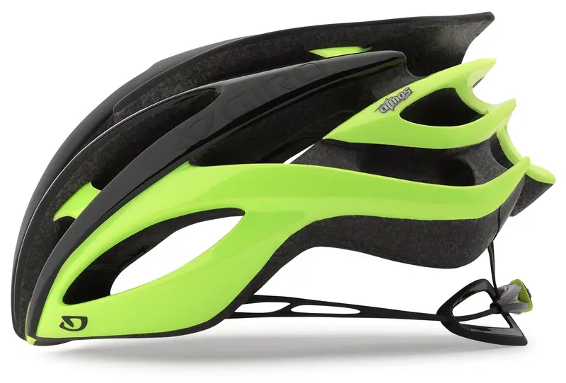 Giro Atmos Ii Road Helmet - Matt Black-Highlight Yellow 1