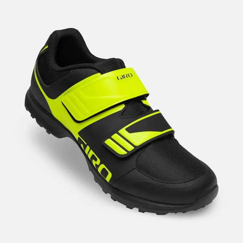 Giro Berm Clipless Mtb Shoe - Black-Citron Green 1