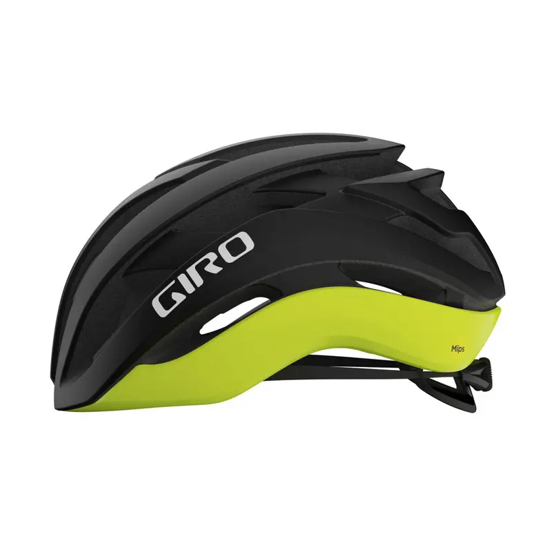 Giro Cielo Mips Road Helmet - Matt Black-Highlight Yellow 2