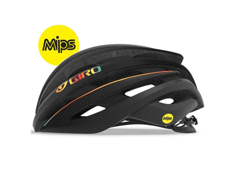 Giro Cinder Mips Road Helmet - Matt Gray-Fire Chrome - 2019 1