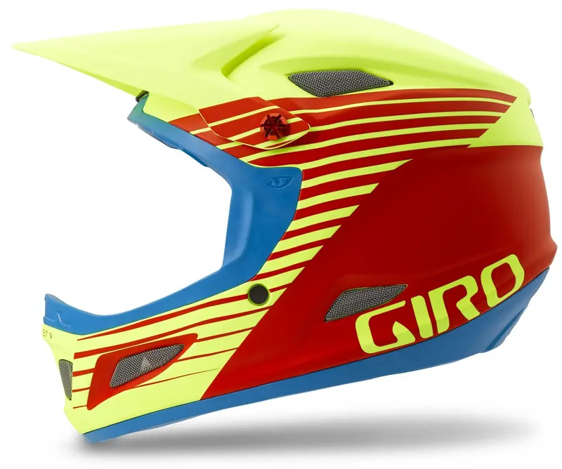 Giro Cipher Full Face Helmet - Glowing Red-Highlight Yellow 1