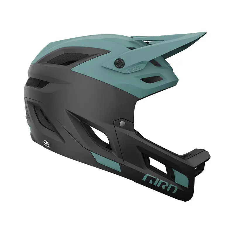 Giro Coalition Spherical Full Face Helmet - Matt Metallic Coal-Mineral 1