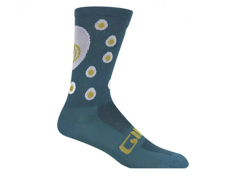 Giro Comp 6" High Rise Sock - Harbor Blue Eggs - 2022 1
