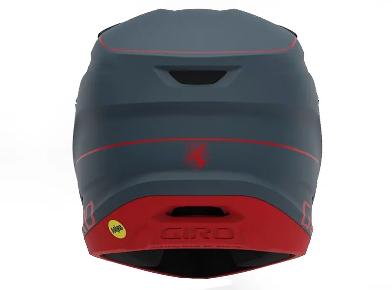 Giro Disciple Mips Full Face Helmet - Matt Portaro Gray-Red 3