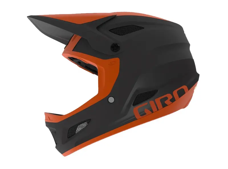 Giro Disciple Mips Full Face Helmet - Matt Warm Black-Deep Orange - 2019 1