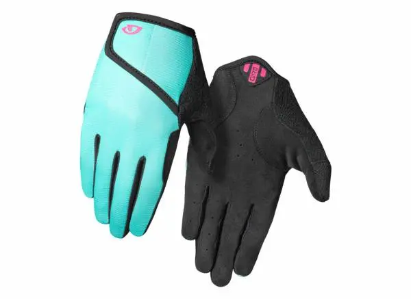 Giro Dnd Junior Mtb Glove - Youth - Screaming Teal-Neon Pink 1
