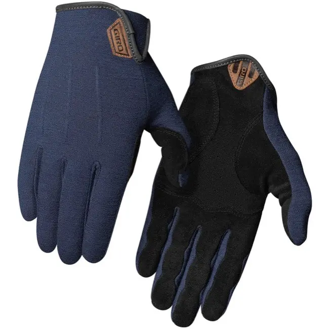 Giro D'wool Road Cycling Glove - Midnight Blue 1