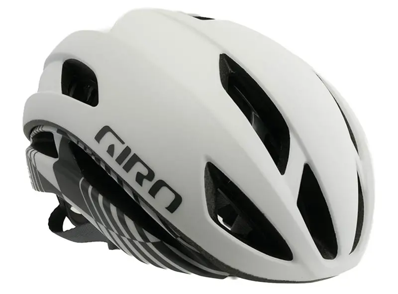 Giro Eclipse Spherical Road Helmet - Matt White-Charcoal Rush 1