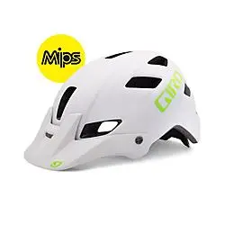 Giro Feature Mips Xc Helmet - Matt White-Lime 1