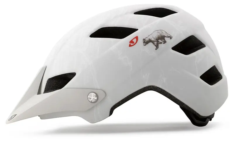 Giro Feature Xc Helmet - Matt White Ca Bear 1