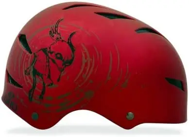 Giro Flak Dirt Jump Helmet - Red Creep 2