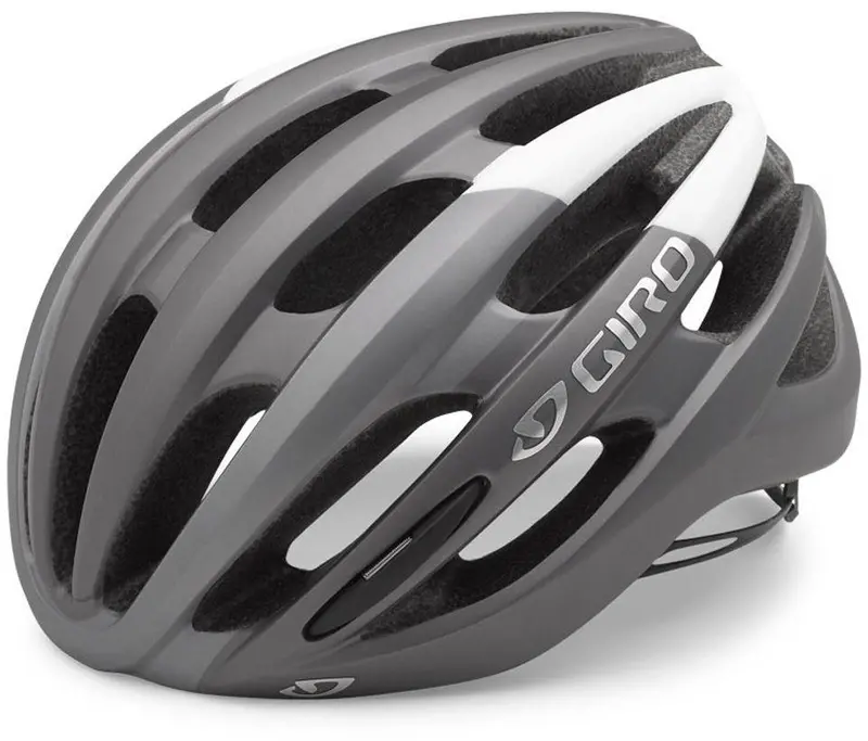 Giro Foray Road Cycling Helmet - Matt Titanium-White 1