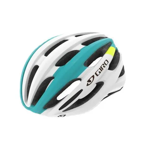 Giro Foray Road Helmet - Matt White-Iceberg-Citron - 2019 1