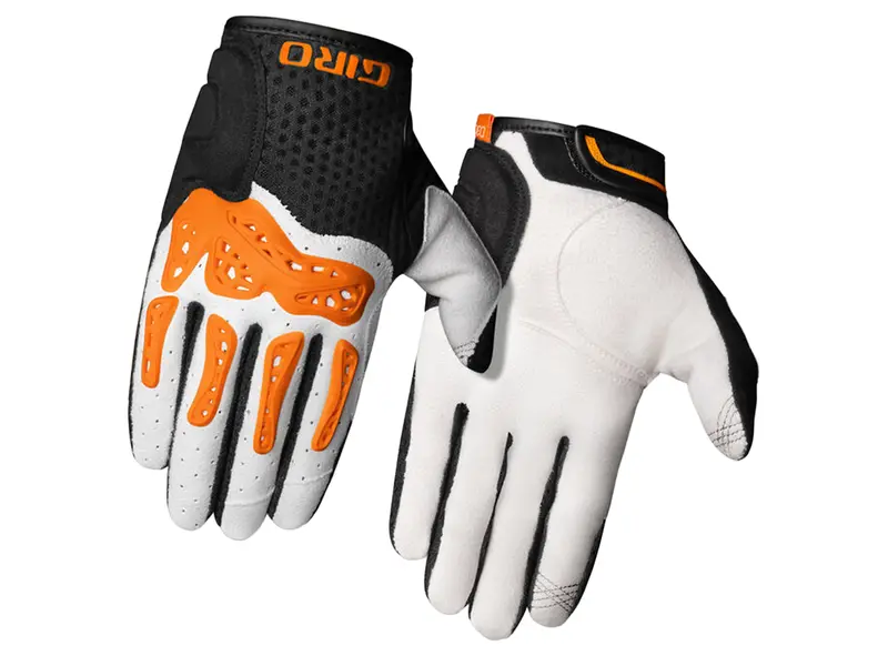 Giro Gnar Mtb Glove - Orange-Light Sharkskin 1