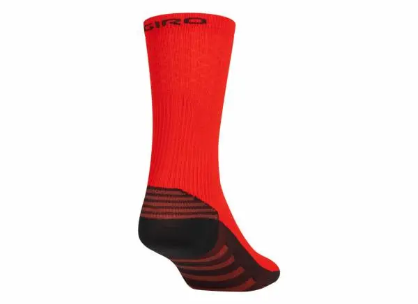 Giro Hrc+ Grip Sock - Bright Red - 2022 2
