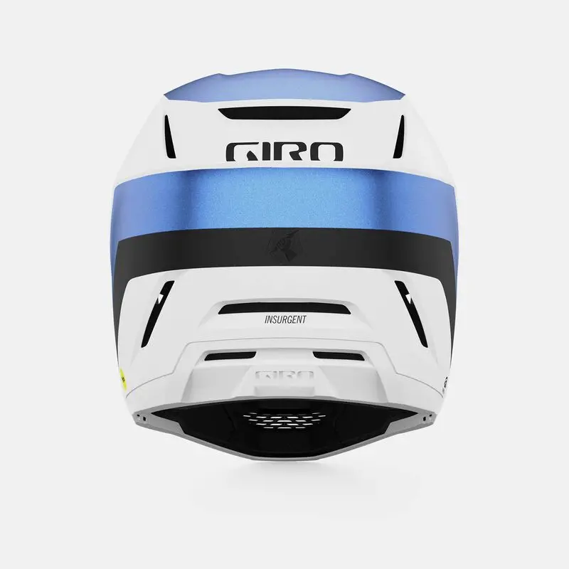 Giro Insurgent Spherical Full Face Helmet - Matt White-Ano Blue 3