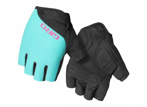 Giro Jag'ette Road Cycling Glove - Womens - Screaming Teal-Neon Pink 1