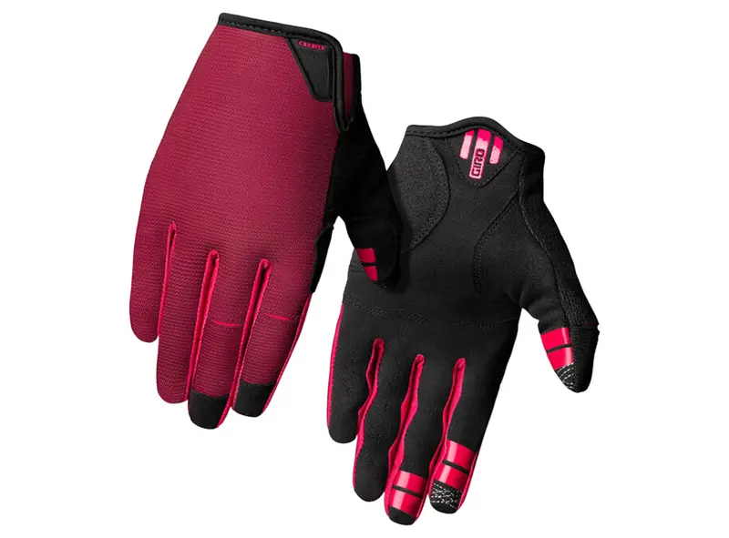 Giro La Dnd Mtb Glove - Womens - Dark Cherry-Raspberry 1