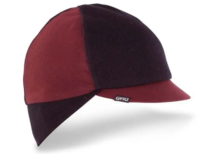 Giro Merino Winter Wool Cap - Black-Red 1