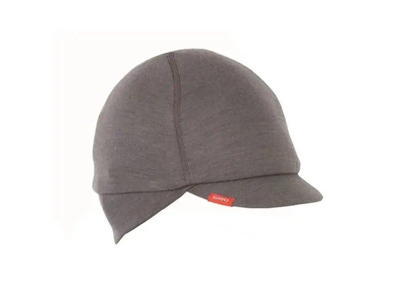 Giro Merino Wool Ear Flaps Under Helmet Cycling Cap - Charcoal 1