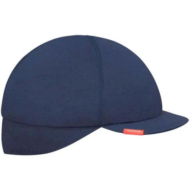 Giro Merino Wool Ear Flaps Under Helmet Cycling Cap - Midnight Blue 1