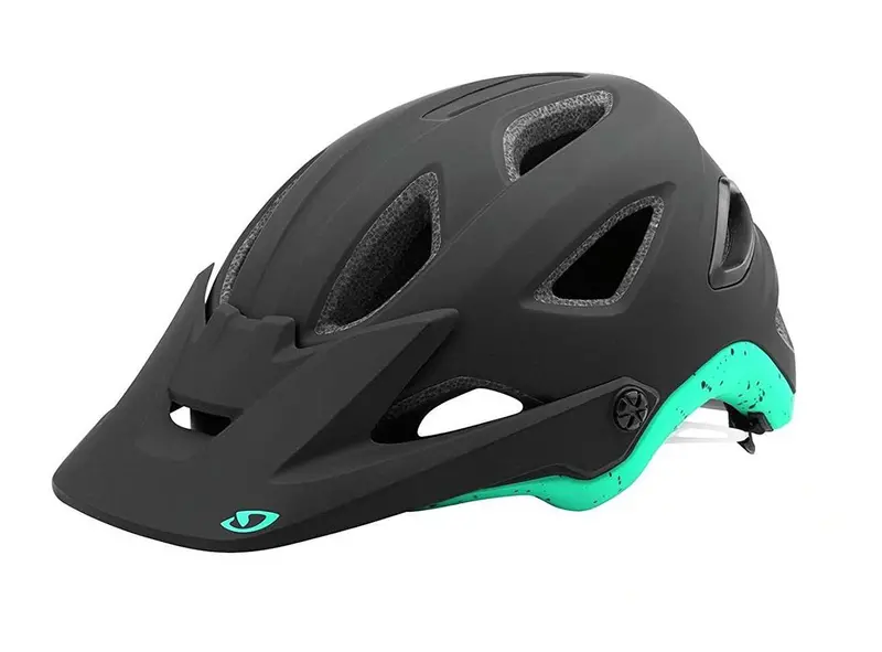Giro Montaro Mips Mtb Helmet - Matt Black-Turquoise 1