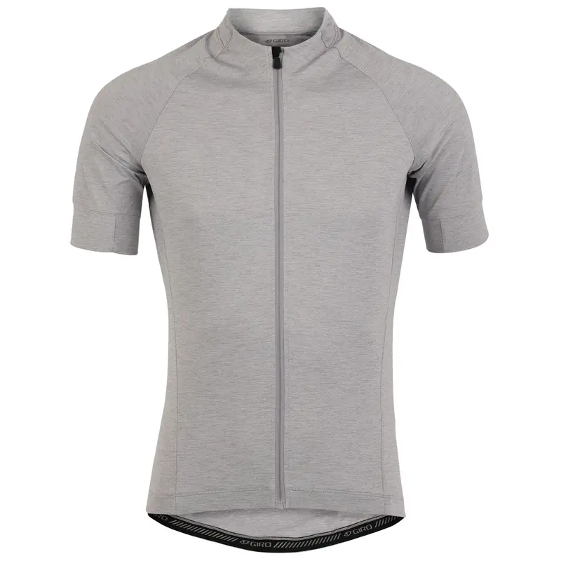 Giro New Road Short Sleeve Jersey - Sharkskin Heather 1