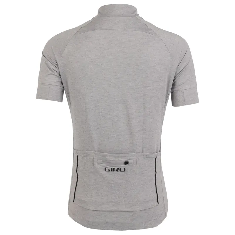 Giro New Road Short Sleeve Jersey - Sharkskin Heather 2