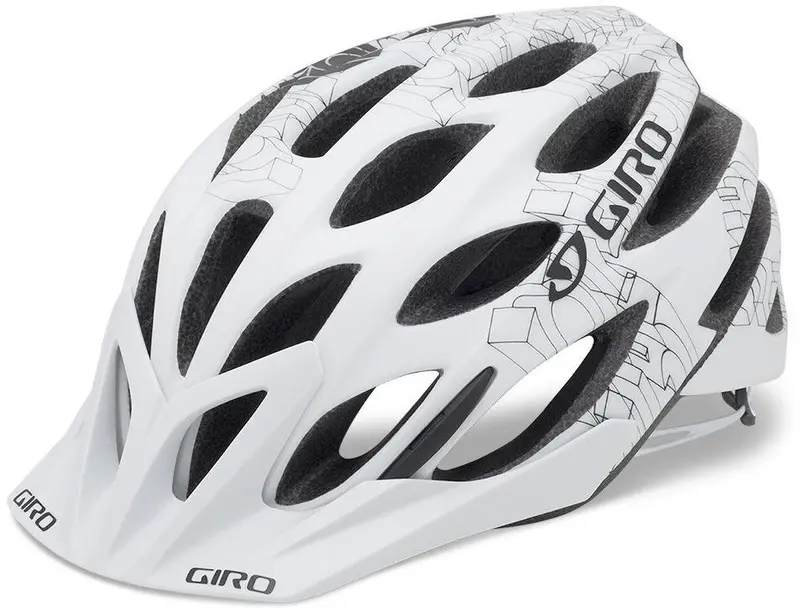 Giro Phase Mtb Helmet - Matt White-Black Blockade 1