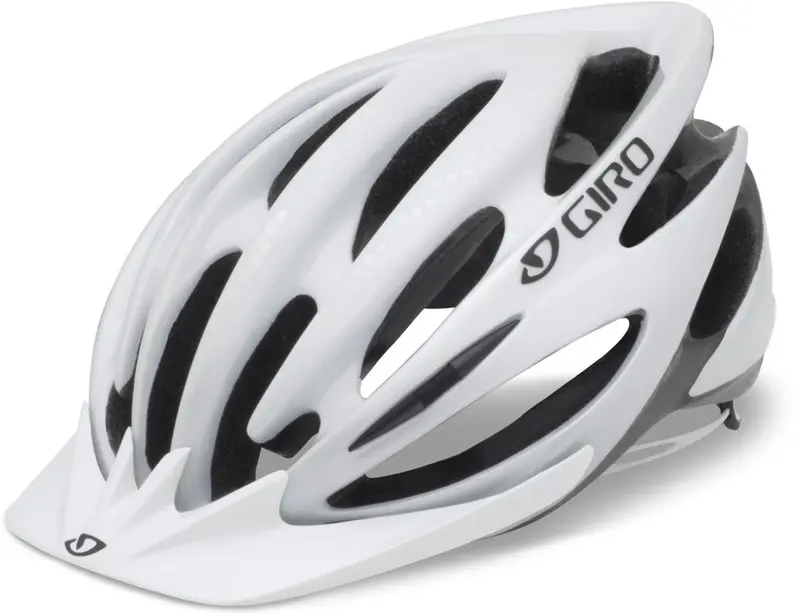 Giro Pneumo Road Helmet - White-Silver 1