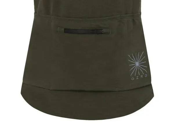 Giro Ride Short Sleeve Mtb Jersey - Womens - Black-Trail Green 3