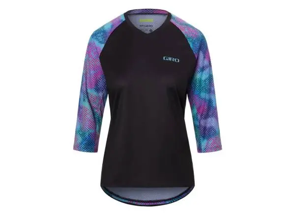 Giro Roust 3/4 Sleeve Mtb Jersey - Womens - Black Chromadot 1