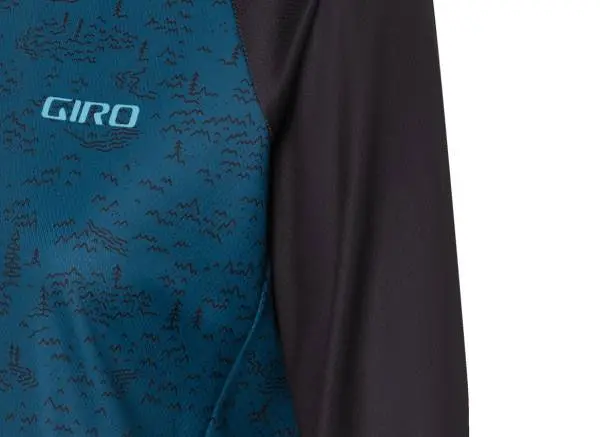 Giro Roust 3/4 Sleeve Mtb Jersey - Womens - Harbor Blue Scree 3