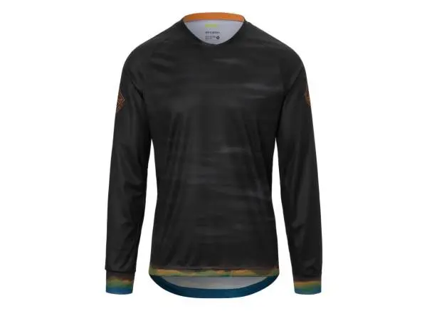 Giro Roust Long Sleeve Mtb Jersey - Black Hot Lap 1