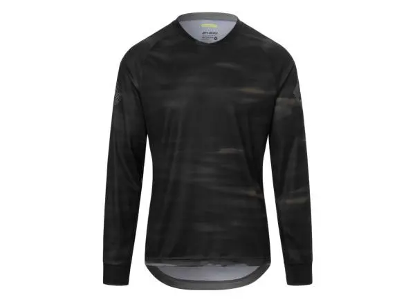 Giro Roust Long Sleeve Mtb Jersey - Trail Green Hot Lap 1