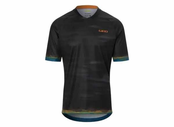 Giro Roust Short Sleeve Mtb Jersey - Black Hot Lap 1