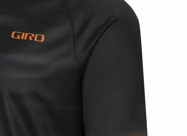Giro Roust Short Sleeve Mtb Jersey - Black Hot Lap 3