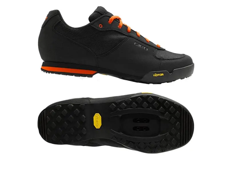 Giro Rumble Vr Trail Shoe - Black-Glowing Red 1