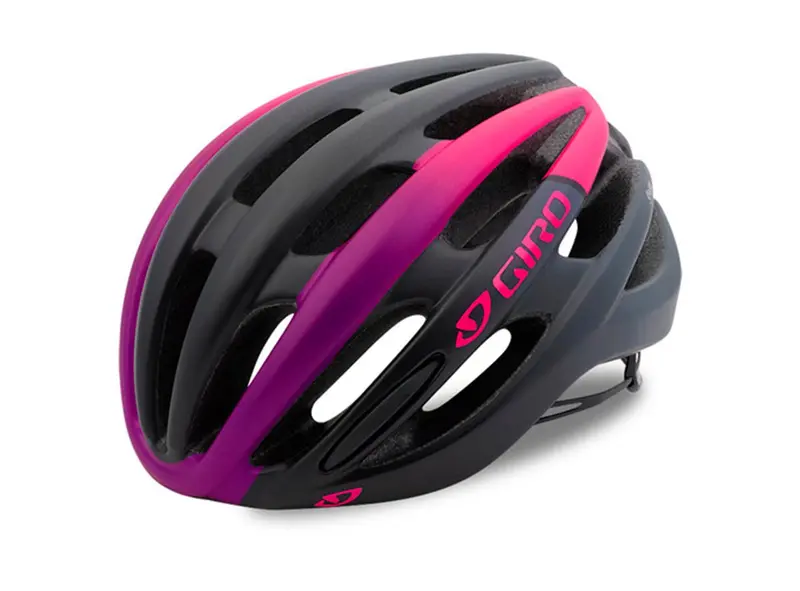Giro Saga Road Helmet - Womens - Matt Black-Pink Race - 2018 1