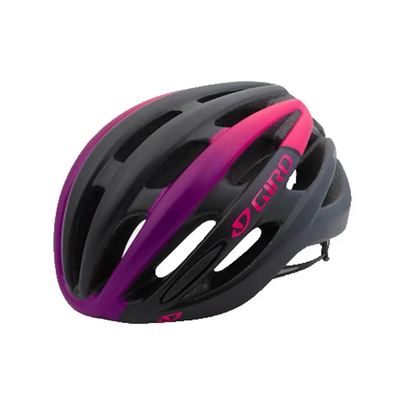 Giro Saga Road Helmet - Womens - Matt Bright Pink-Black 1