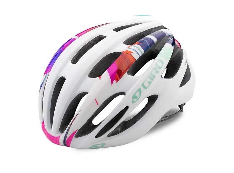 Giro Saga Road Helmet - Womens - Matt White-Floral - 2018 1