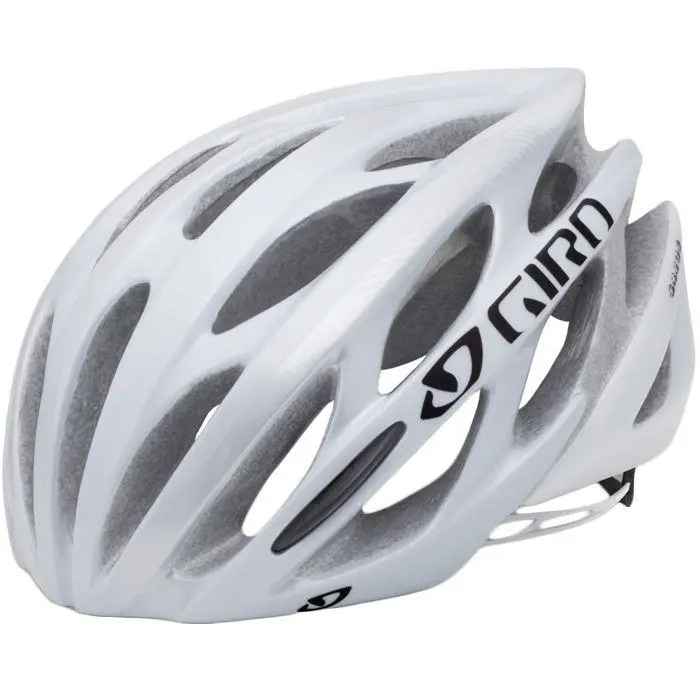 Giro Saros Road Helmet - White-Silver 1