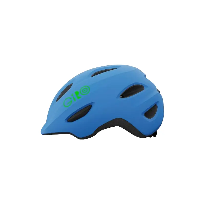 Giro Scamp Child Helmet - Matt Blue-Lime 2