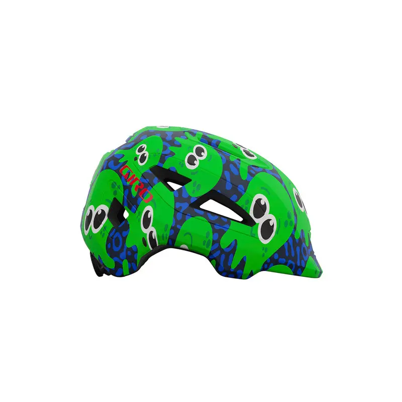 Giro Scamp Ii Child Helmet - Matt Midnight-Bright Green Inked 1