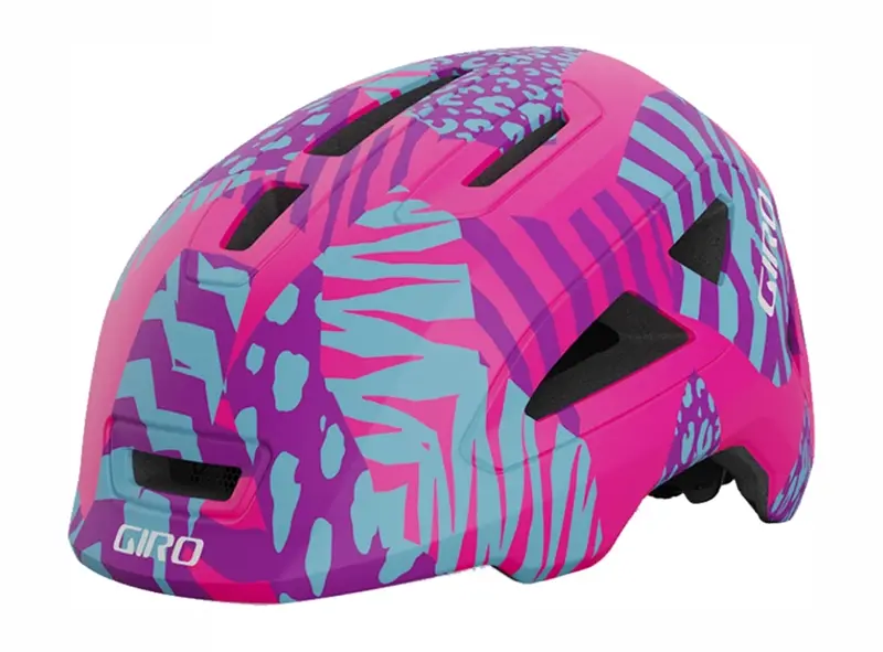 Giro Scamp Ii Child Helmet - Matt Pink Animal 1