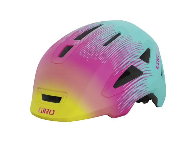 Giro Scamp Ii Child Helmet - Matt Teal-Pink Towers 1