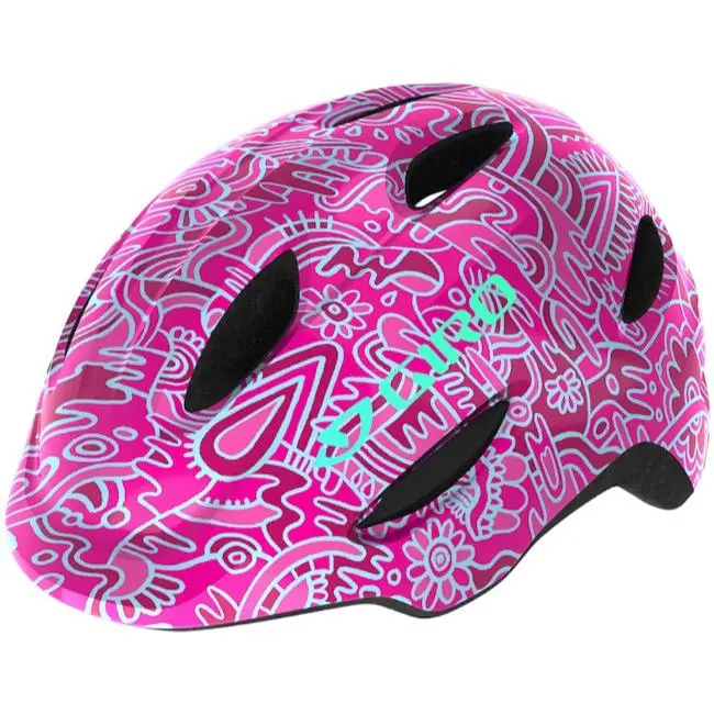 Giro Scamp Mips Child Helmet - Pink Flower Land 1