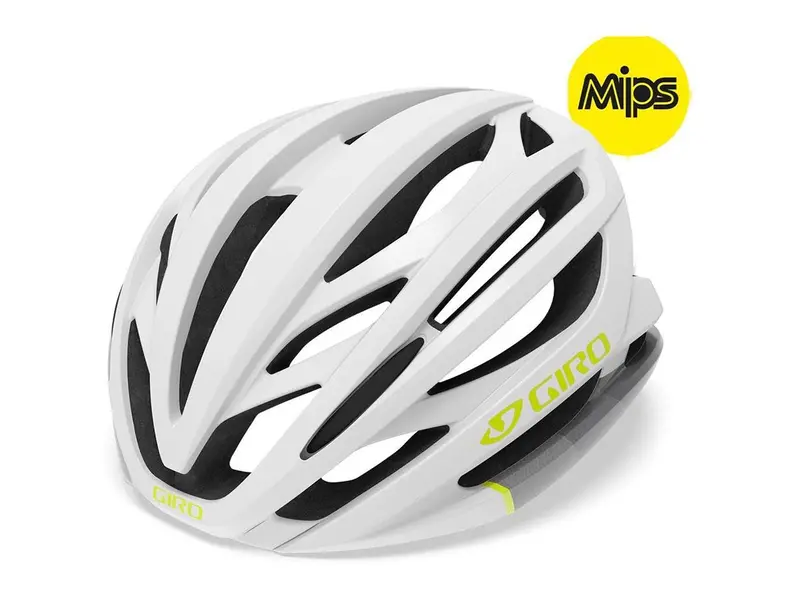 Giro Seyen Mips Road Helmet - Womens - White-Gray-Citron - 2019 1