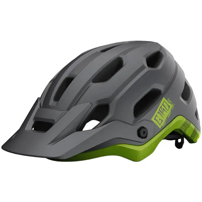 Giro Source Mips Mtb Helmet - Matt Metallic Black-Ano Lime 1